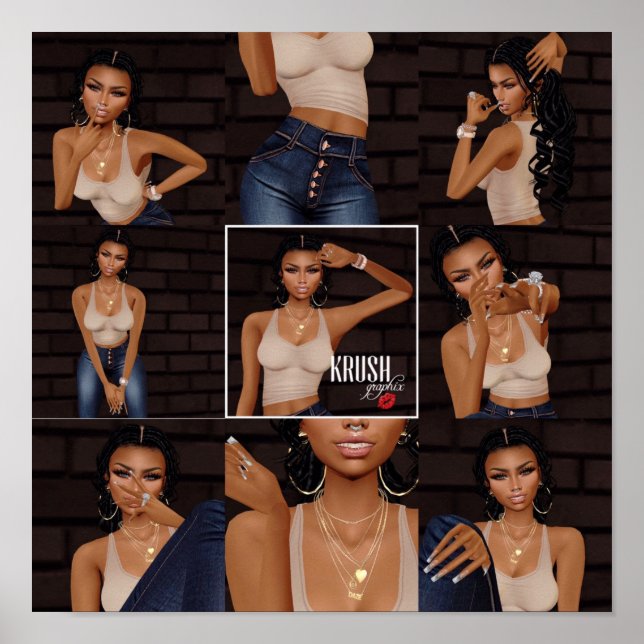 Póster Krush Graphix por Ahsek Novel Poster 31 (Frente)