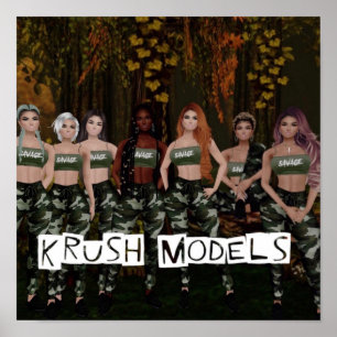 Póster Krush Graphix por Ahsek Novel Poster 33