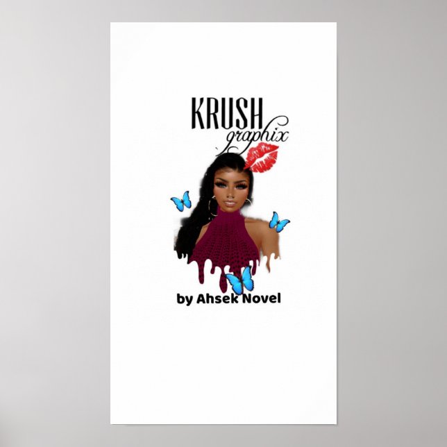 Póster Krush Graphix por Ahsek Novel Poster 33 (Frente)