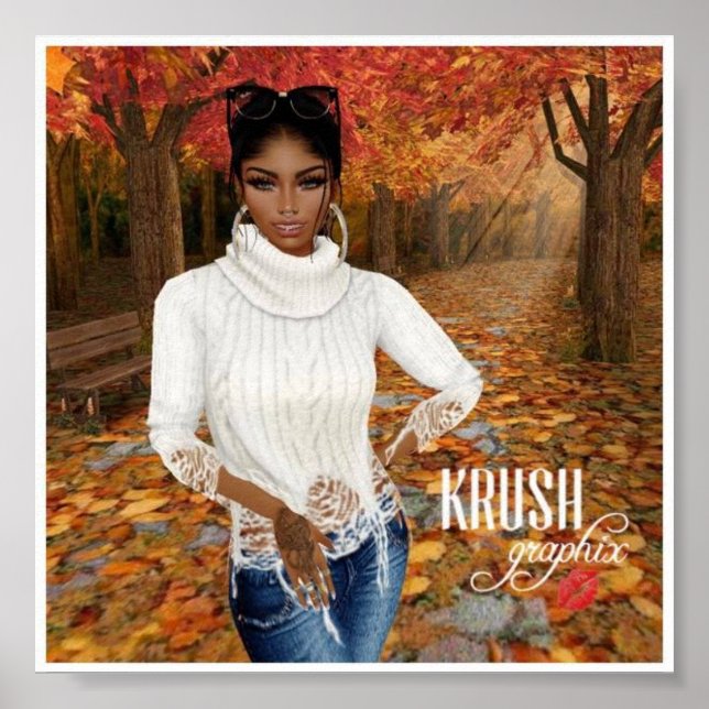 Póster Krush Graphix por Ahsek Novel Poster de otoño 2 (Frente)