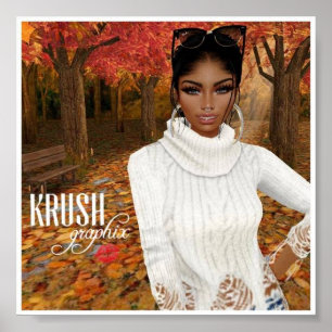 Póster Krush Graphix por Ahsek Novel Poster de otoño 3