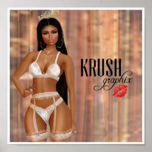Póster Krush Graphix por el Poster de la novela Ahsek 14