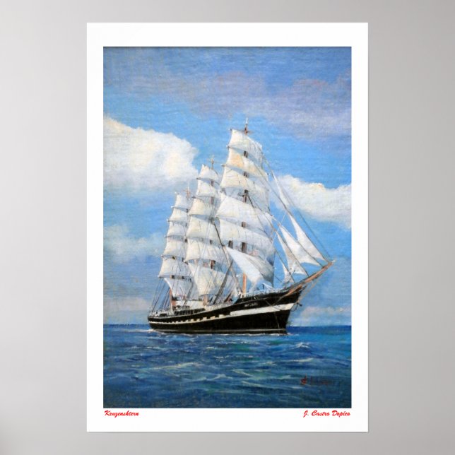 Póster Kruzenshtern (Frente)