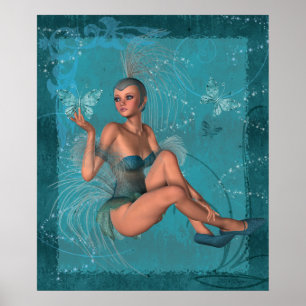 Póster KRW El espíritu azul y las mariposas