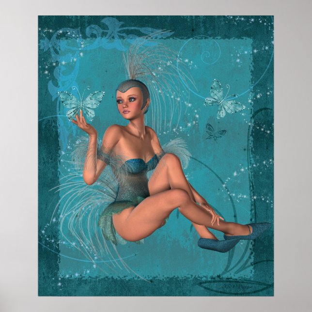 Póster KRW El espíritu azul y las mariposas (Frente)