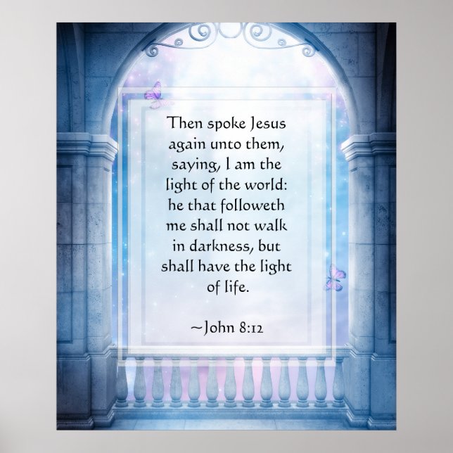 Póster KRW Jesús es la luz del Poster mundial (Frente)