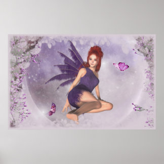 Póster KRW Mariposa Dream Fairy Fantasy Art