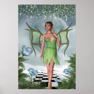 Póster KRW Moonlit Dreams Fairy Fantasy Art
