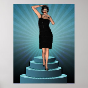 Póster KRW: Poniendo el dedo del Ritz Deco