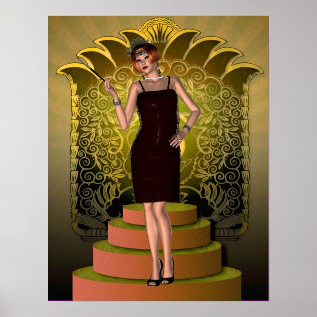 Póster KRW Poniendo el destello de Ritz Deco II (Frente)