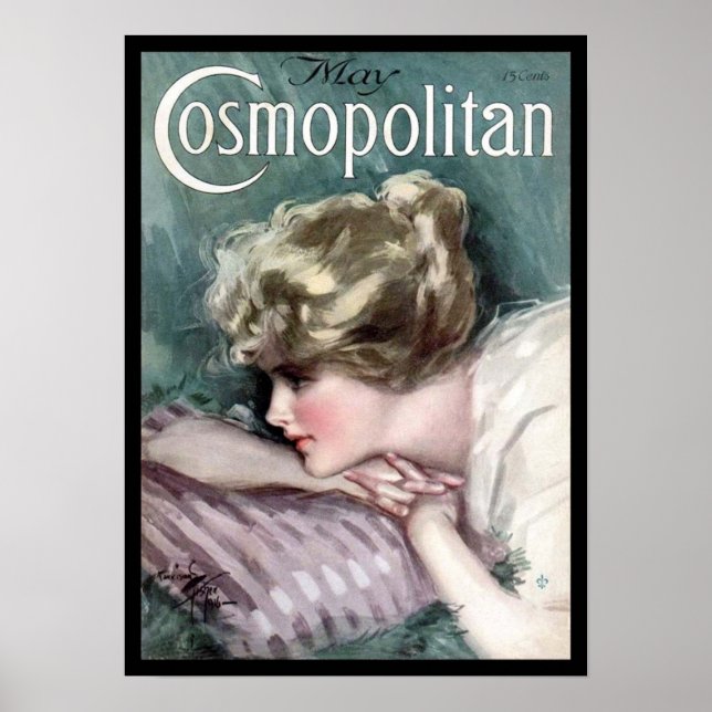 Póster KRW Vintage 1915 Cosmopolitan Magazine Cover Print (Frente)