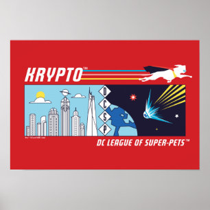 Póster Krypto Outer Space to Metropolis