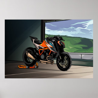 Póster KTM SuperDuke la bestia