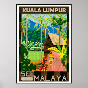 Póster Kuala Lumpur, Malasia