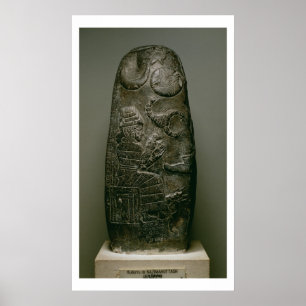 Póster Kudurru de Nazimaruttash, Rey de Babilonia, c.1328