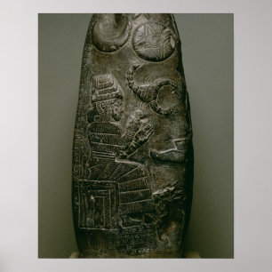 Póster Kudurru of Nazimaruttash, King of Babylon, c.1328-