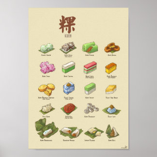 Póster Kueh | 粿 I (A4)