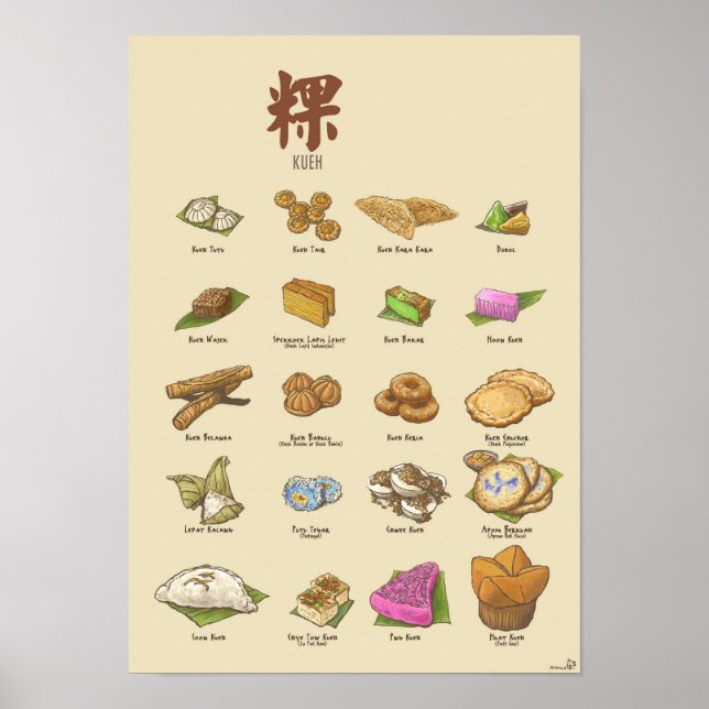 Póster Kueh | 粿 II (A3) (Frente)