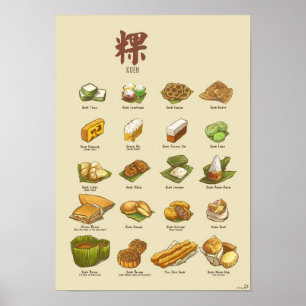 Póster Kueh 粿 III (A3)