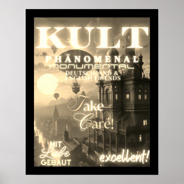 PÓSTER KULT PHÄNOMENAL MONUMENTAL POSTER (Frente)