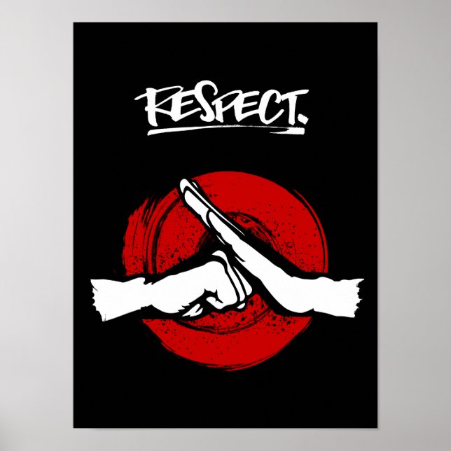 Póster Kung Fu - Artes marciales - Respeto (Frente)