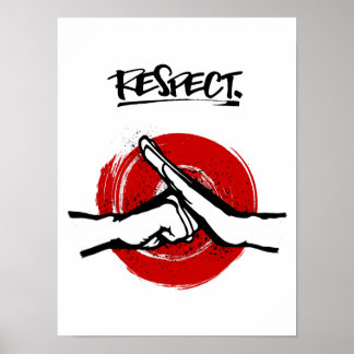 Póster Kung Fu - Artes marciales - Respeto