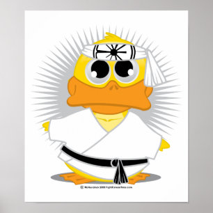 Póster Kung Fu Duck