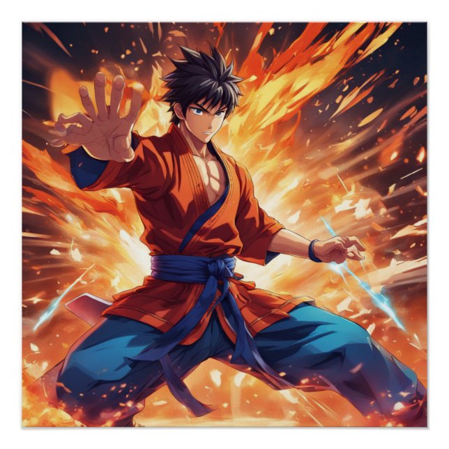 Póster Kung Fu Fighter 1 (Anverso)