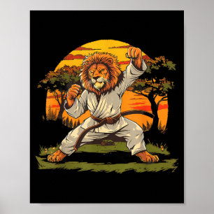 Póster Kung Fu León Taekwondo Sunset MMA Kickboxing León