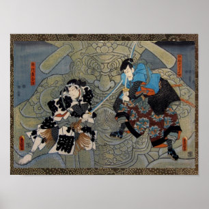 Póster Kunisada, la encrucijada de Gappo