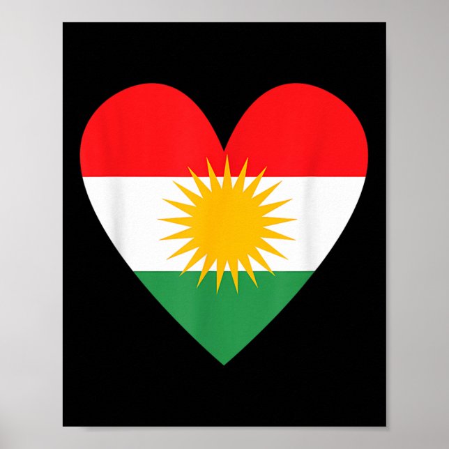 Póster Kurdistán da a los kurdos su rojava biji Newroz ku (Frente)