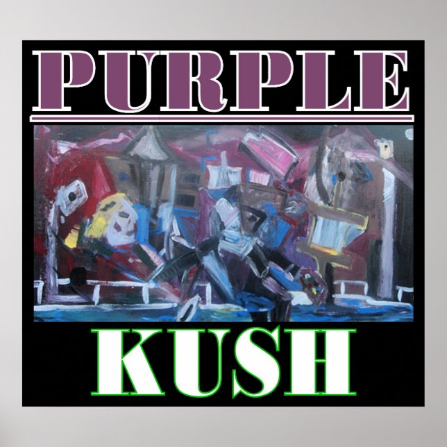 PÓSTER KUSH PURPURA (Frente)