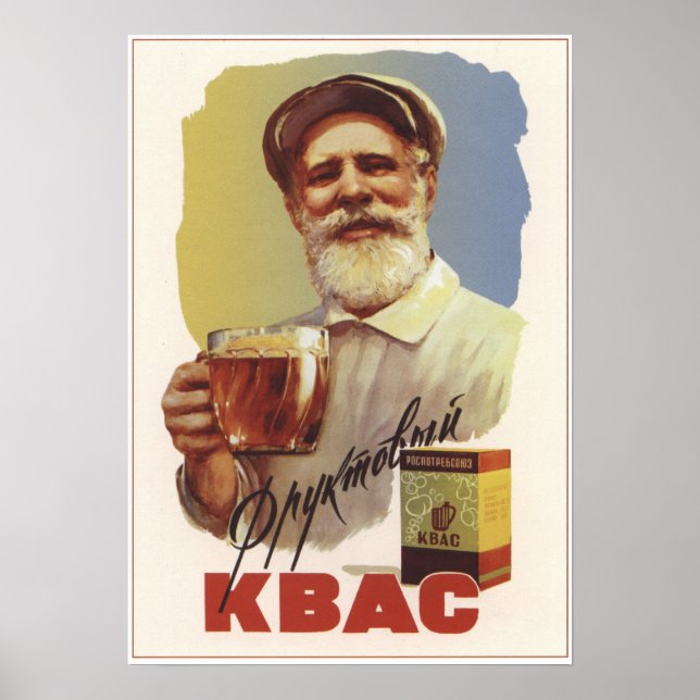 Póster Kvass soviético (Frente)