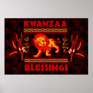Póster Kwanzaa Dancers