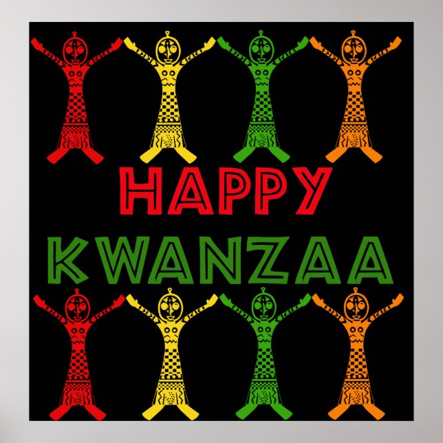 Póster Kwanzaa Dancers (Frente)