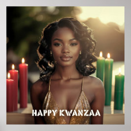 PÓSTER KWANZAA - FELIZ KWANZAA - 