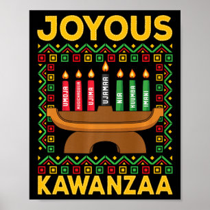 Póster Kwanzaa - Joyous Kwanzaa