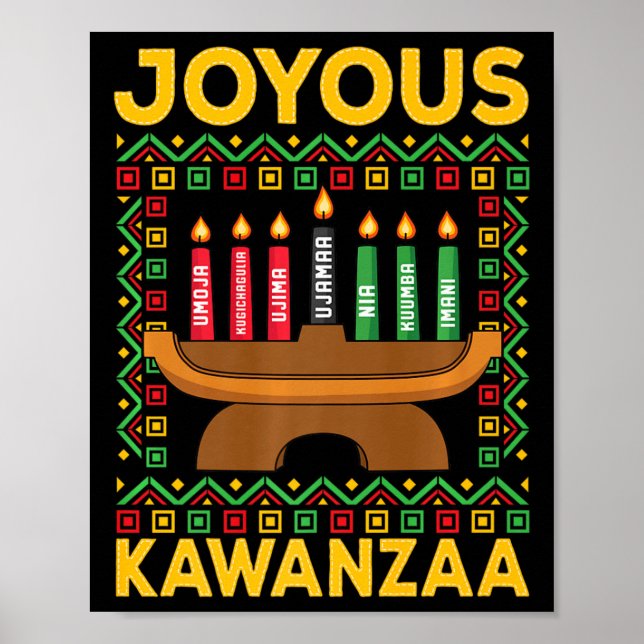 Póster Kwanzaa - Joyous Kwanzaa (Frente)