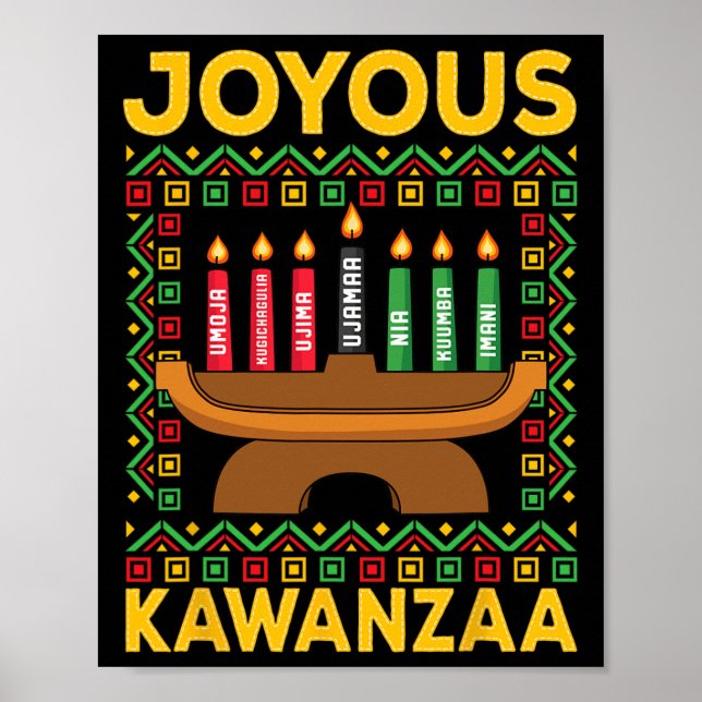 Póster Kwanzaa - Joyous Kwanzaa (Frente)