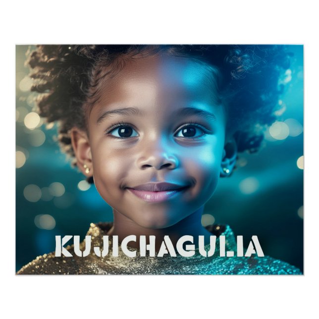PÓSTER KWANZAA - KUJICHAGULIA -  (Anverso)