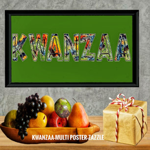 Póster Kwanzaa-Múltiple