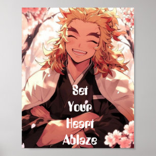 Póster Kyojuro Rengoku Poster