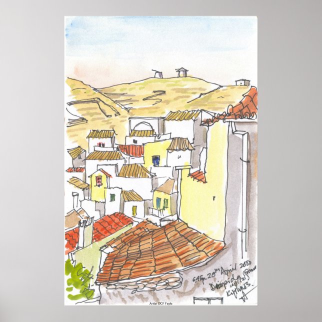 Póster Kythnos Greece Poster (Frente)