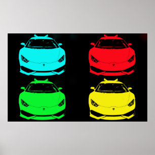 Póster ~L ambo Pop Art~ PERSONALIZAR IT!