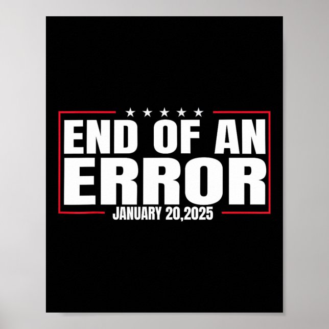 Póster La 47ª investidura del presidente Trump, enero de  (Frente)