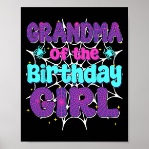 Póster La Abuela De Nacimiento Chica Spider Web Family Pa