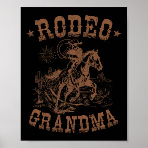 Póster La abuela del Rodeo La familia de los Vaqueros Occ