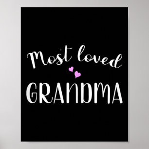 Póster La abuela más amada, corazón lindo