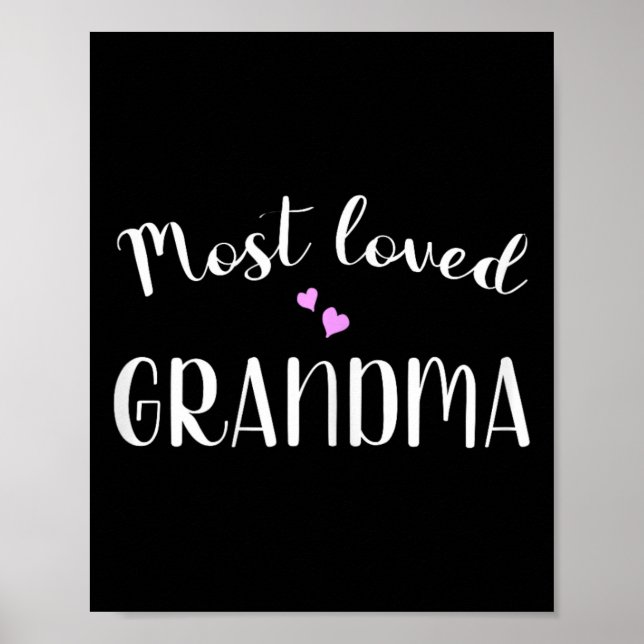 Póster La abuela más amada, corazón lindo (Frente)