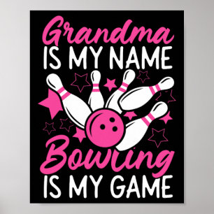 Póster La abuelita de Bowling es mi nombre de Bowling